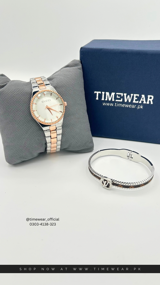Bundle Offer | Ladies Watch + Bangle | Standard Box