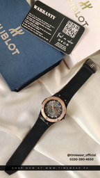Hublot Strap Adjustable Master Lock (Hublot Box & One Year Warranty Card)
