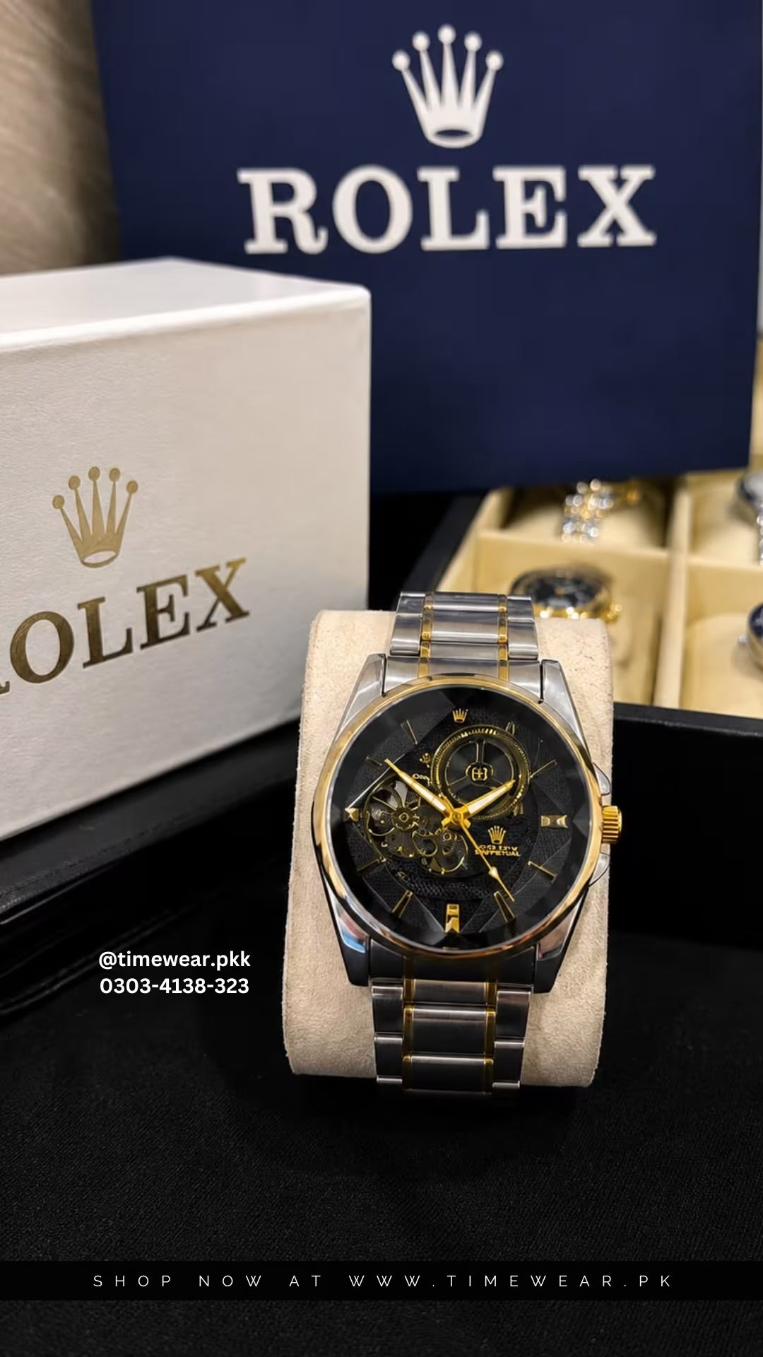 Rolex Gents DSG with Rolex Box & One Year Warranty