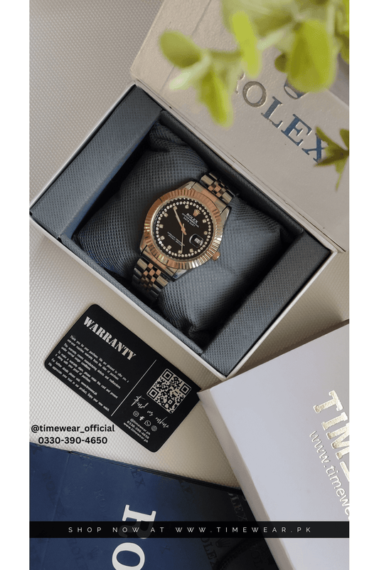Rolex Gents Stone Date (Kan-TTC-Bk) with Rolex Box