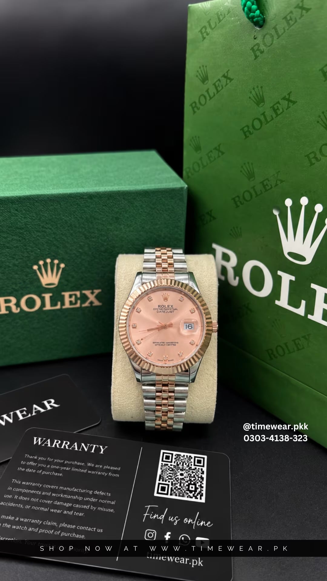 Rolex Gents Date (Kan-TTC-C) with Rolex Box & One Year Warranty
