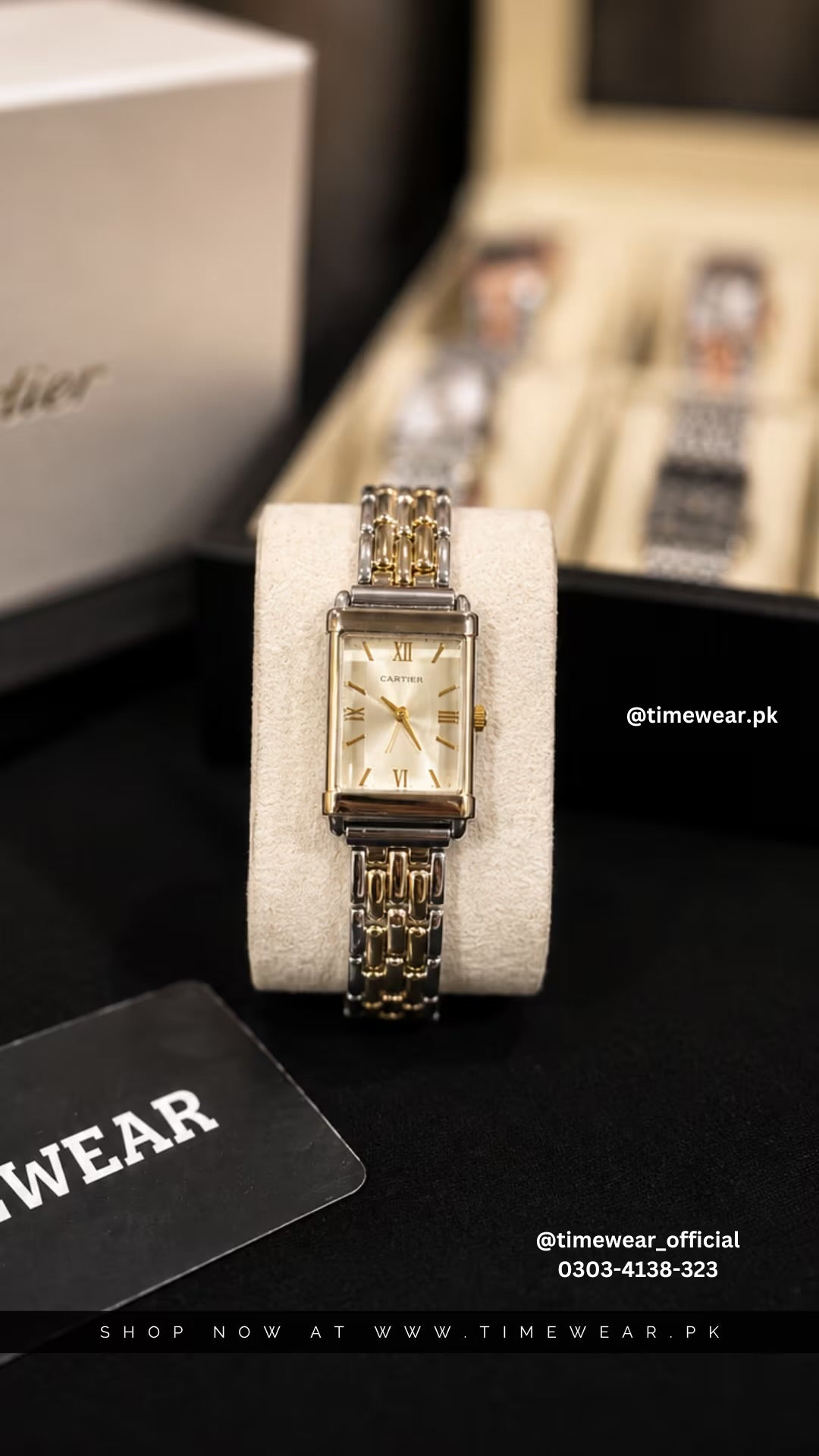 Cartier Ladies Watch Roman NW (TTGW) with Cartier Box & One Year Warranty