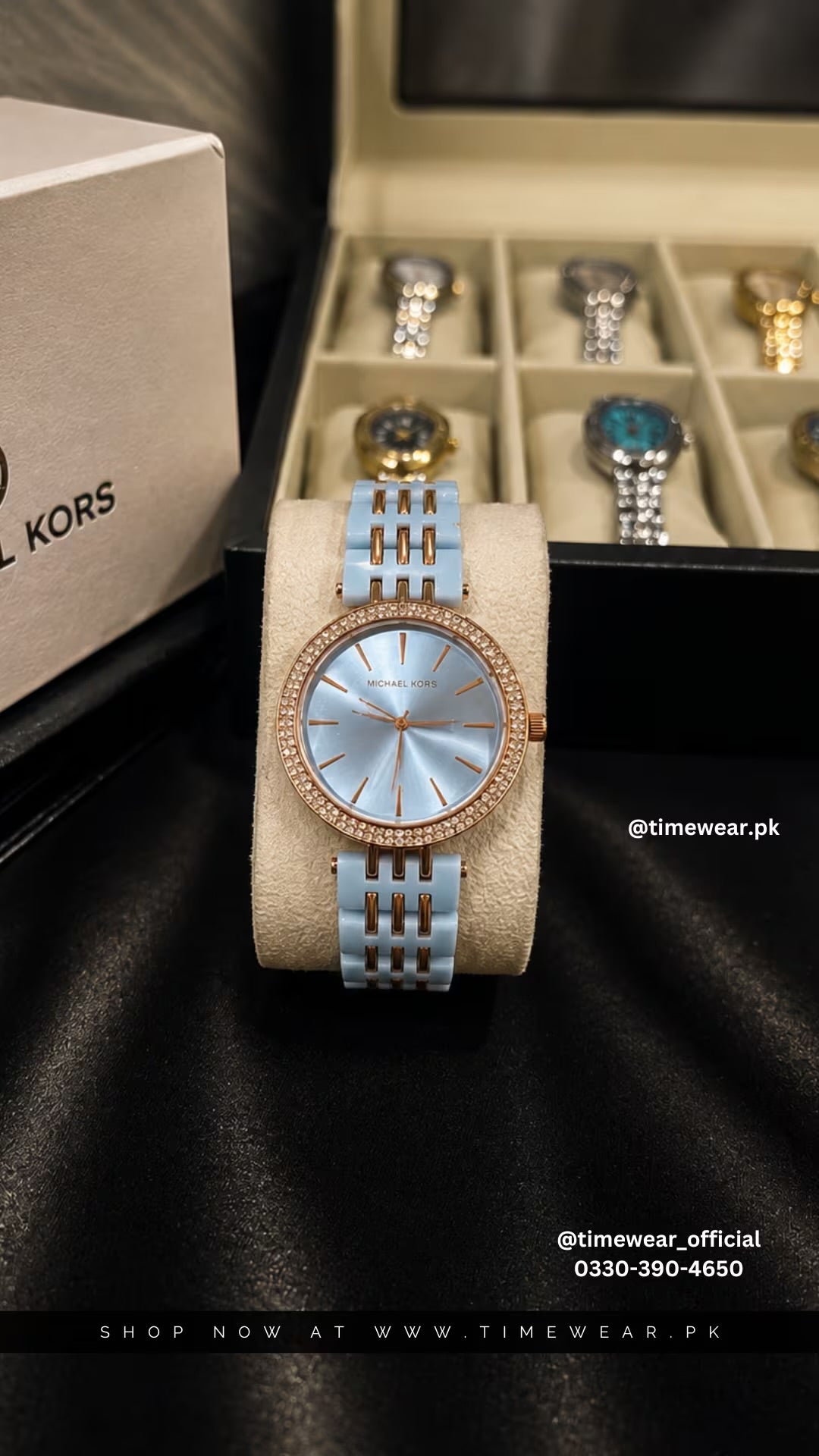 Michael Kors Ladies (Blue) with Michael Kors Box