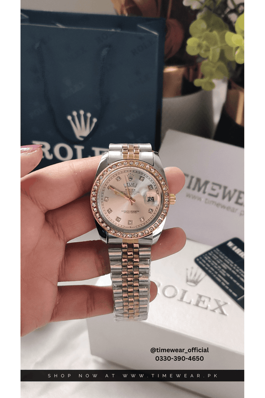 Rolex Day-Date-36mm (TTG-Wh) with Rolex Premium Box