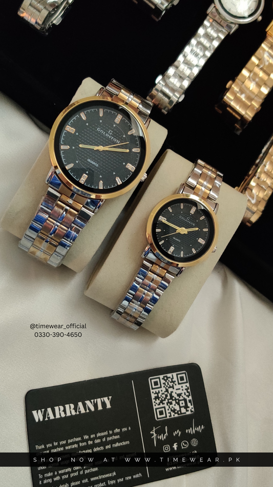 Couple Chain Watches NW- Premium Rolex Box