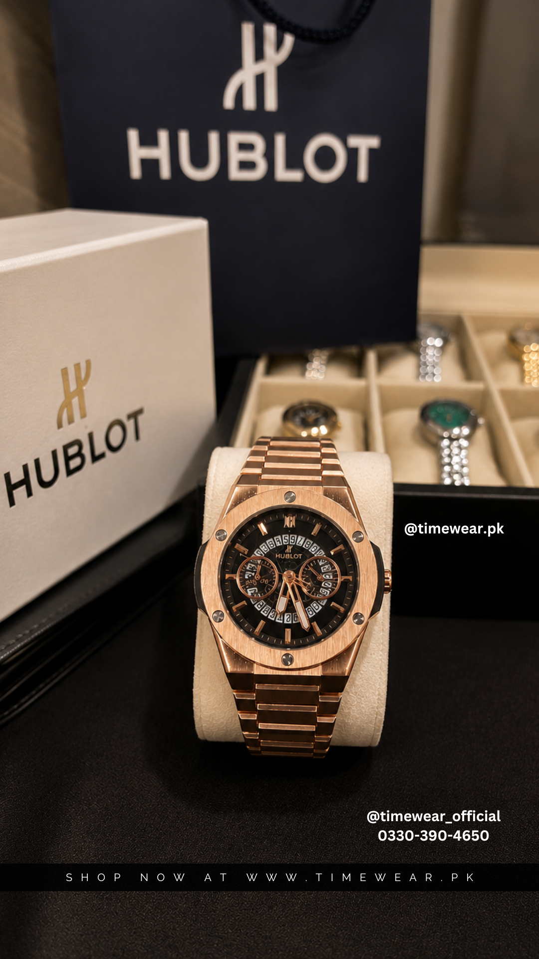 Hublot Chain Heavyweight (C2)(Hublot Box & One Year Warranty)