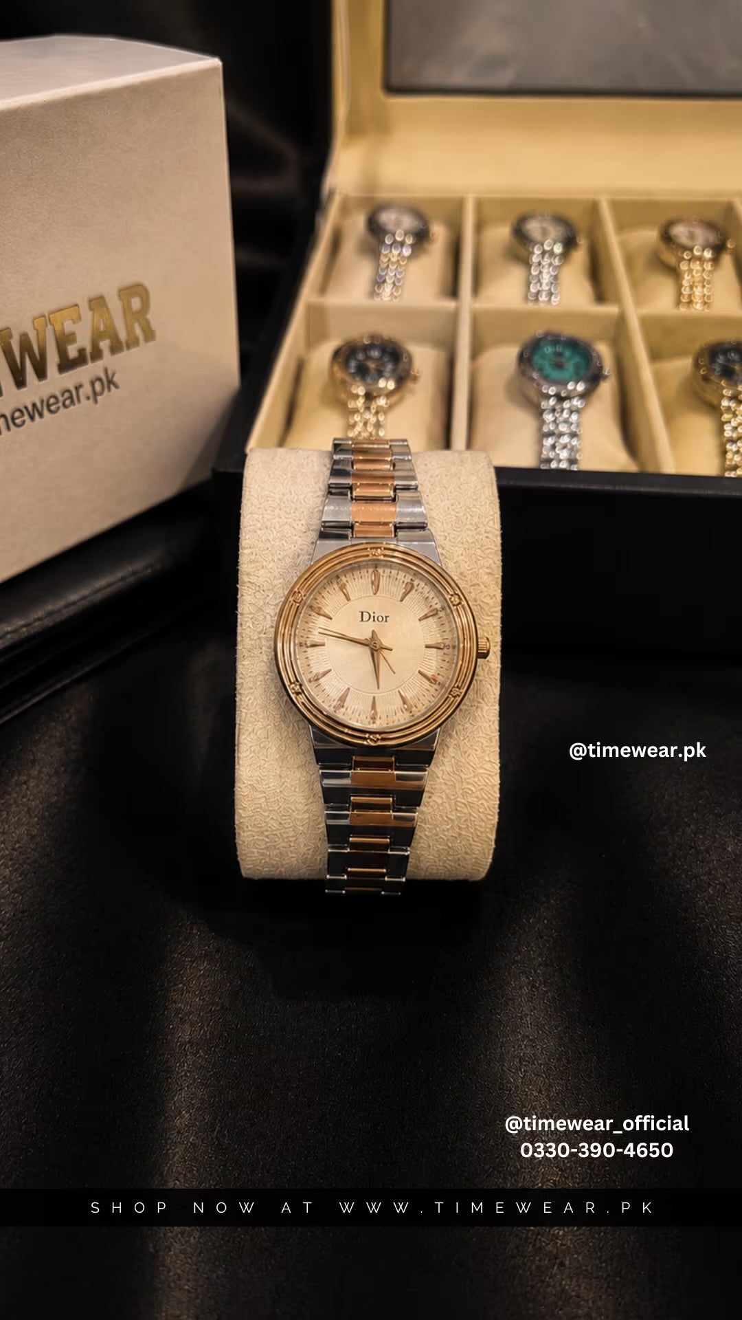 Dior Ladies TT-Rose with Dior Box