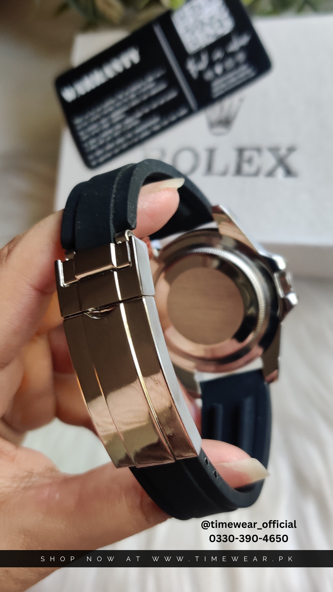 Rolex Gents Yacht Master Silver Black with Rolex Box