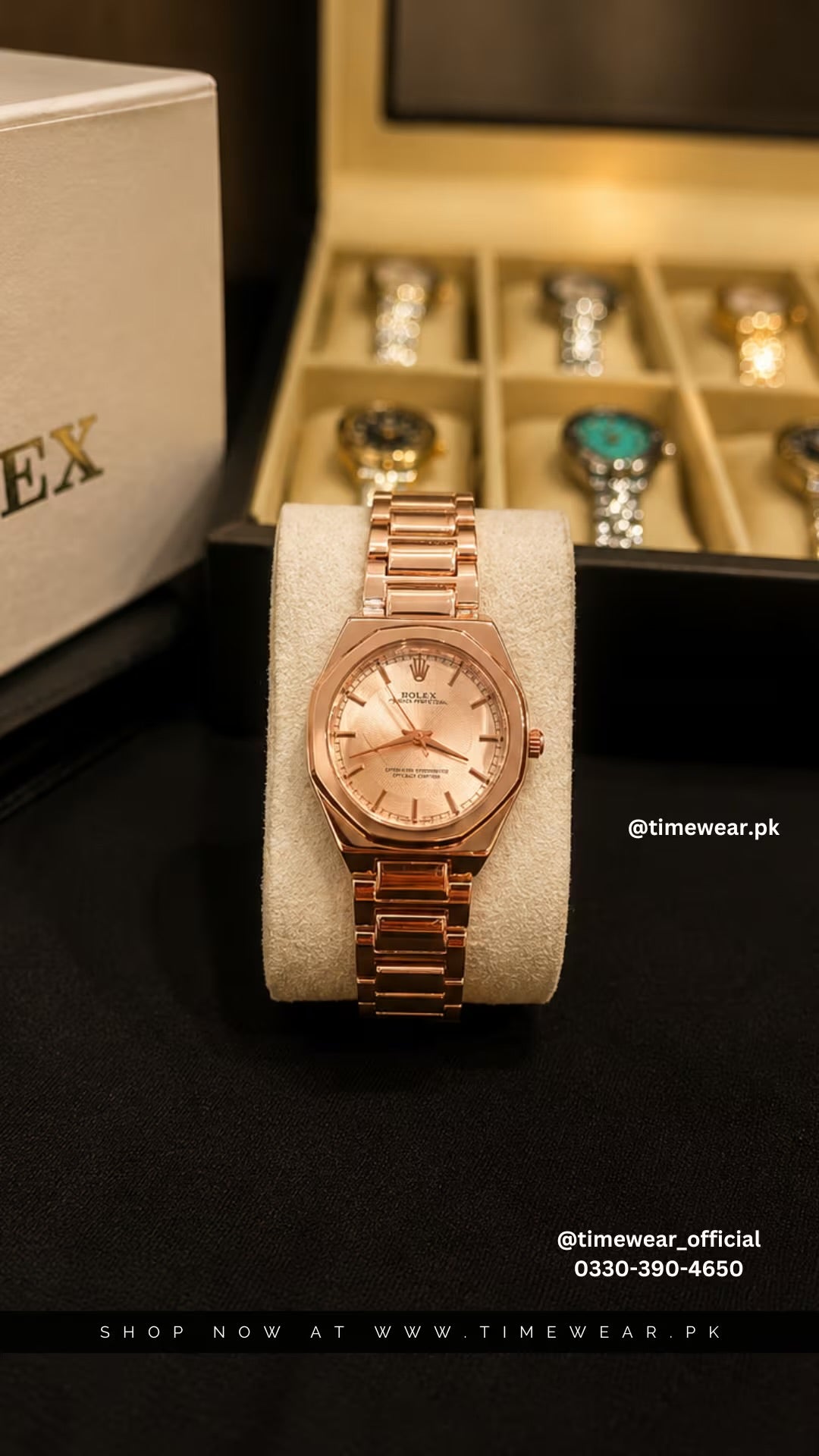 Rolex Ladies (Octa-Rose) with Rolex Box & One Year Warranty