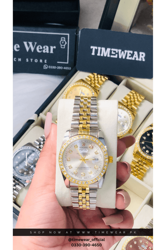 Rolex Day-Date-36mm (TTG-Wh) with Rolex Premium Box