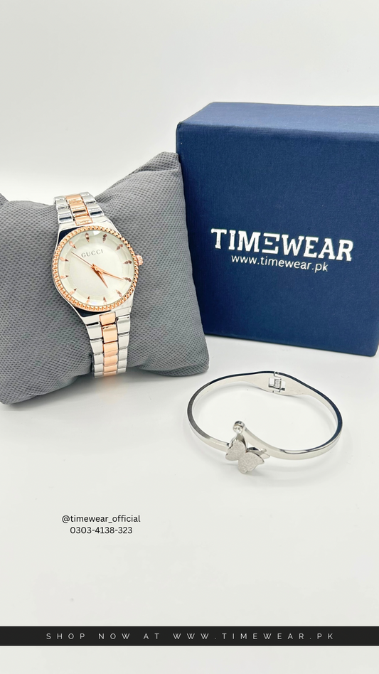 Bundle Offer | Ladies Watch + Bangle | Standard Box