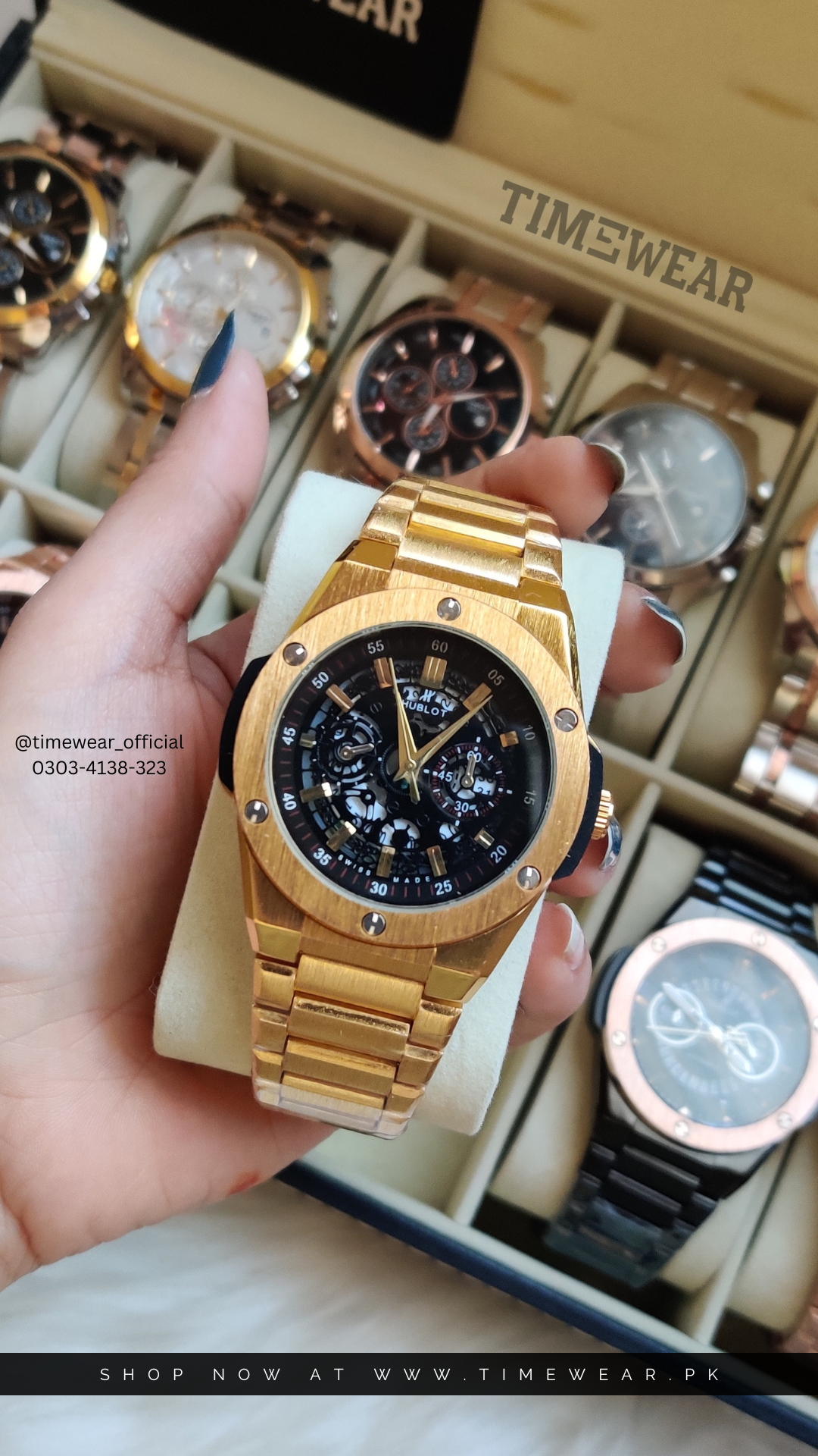 Hublot Chain Heavyweight-G2 (Hublot Box & One Year Warranty Card)