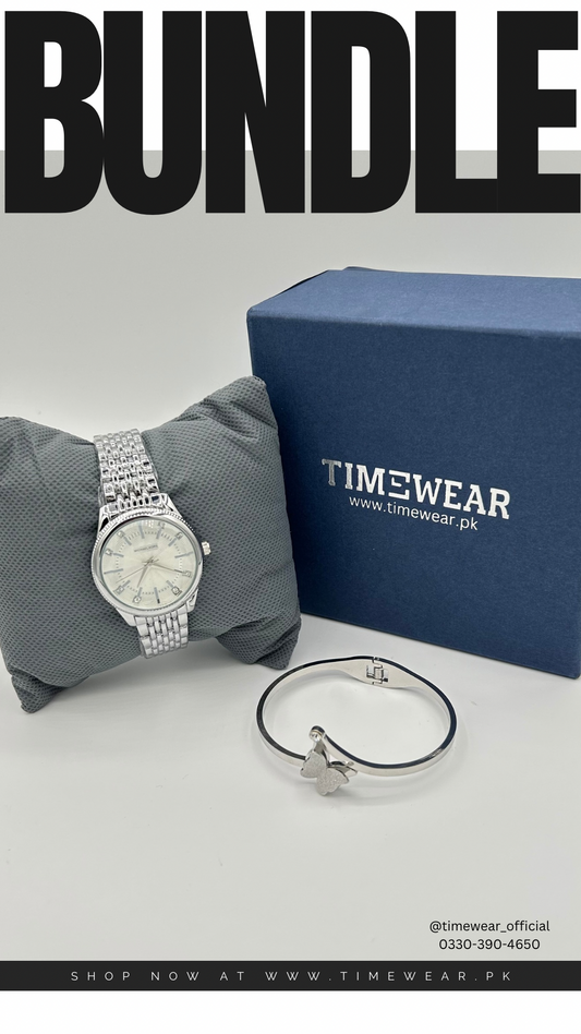 Bundle Offer | Ladies Watch + Bangle | Standard Box