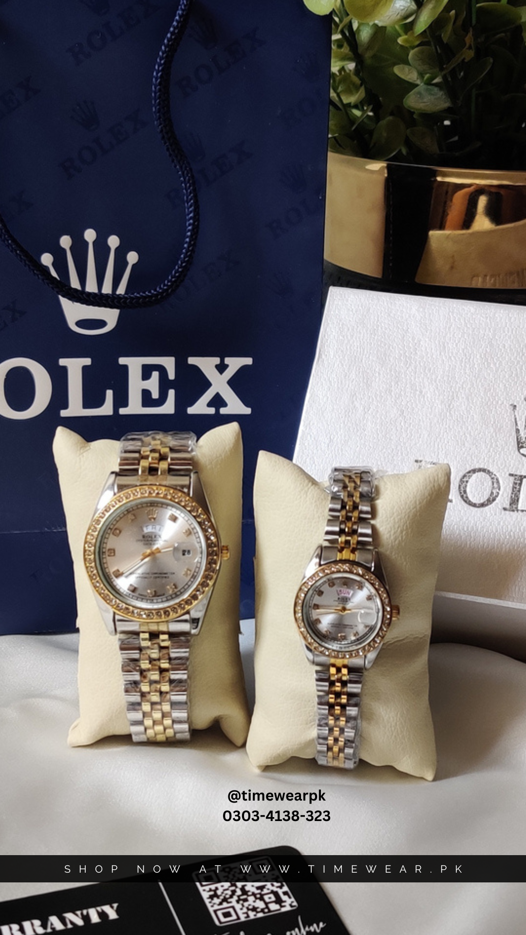 Rolex Couple Stone (TTW) - Premium Rolex Box