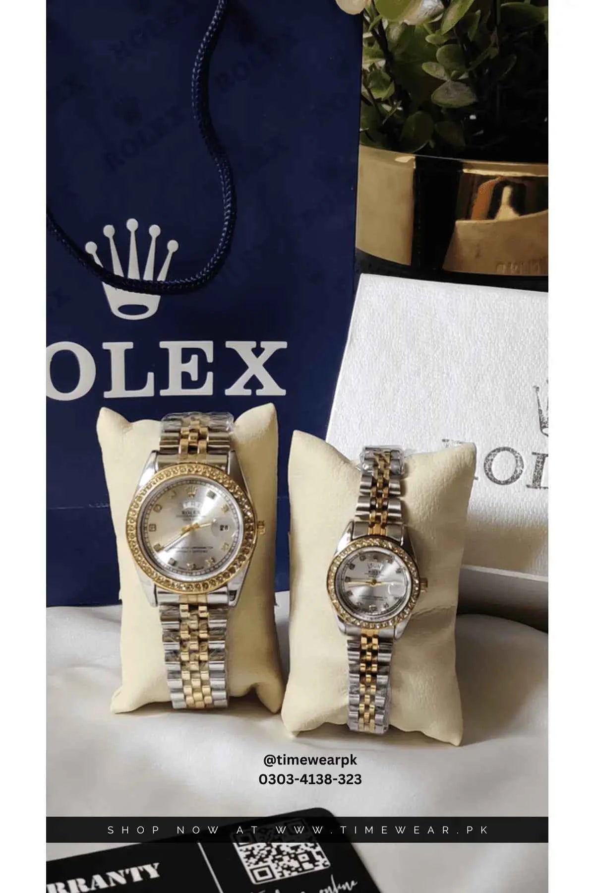 Rolex Couple Stone (TTW) - Premium Rolex Box