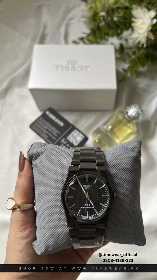 Tissot Chain PRX Black With Tissot  Premium Box & One Year Warranty