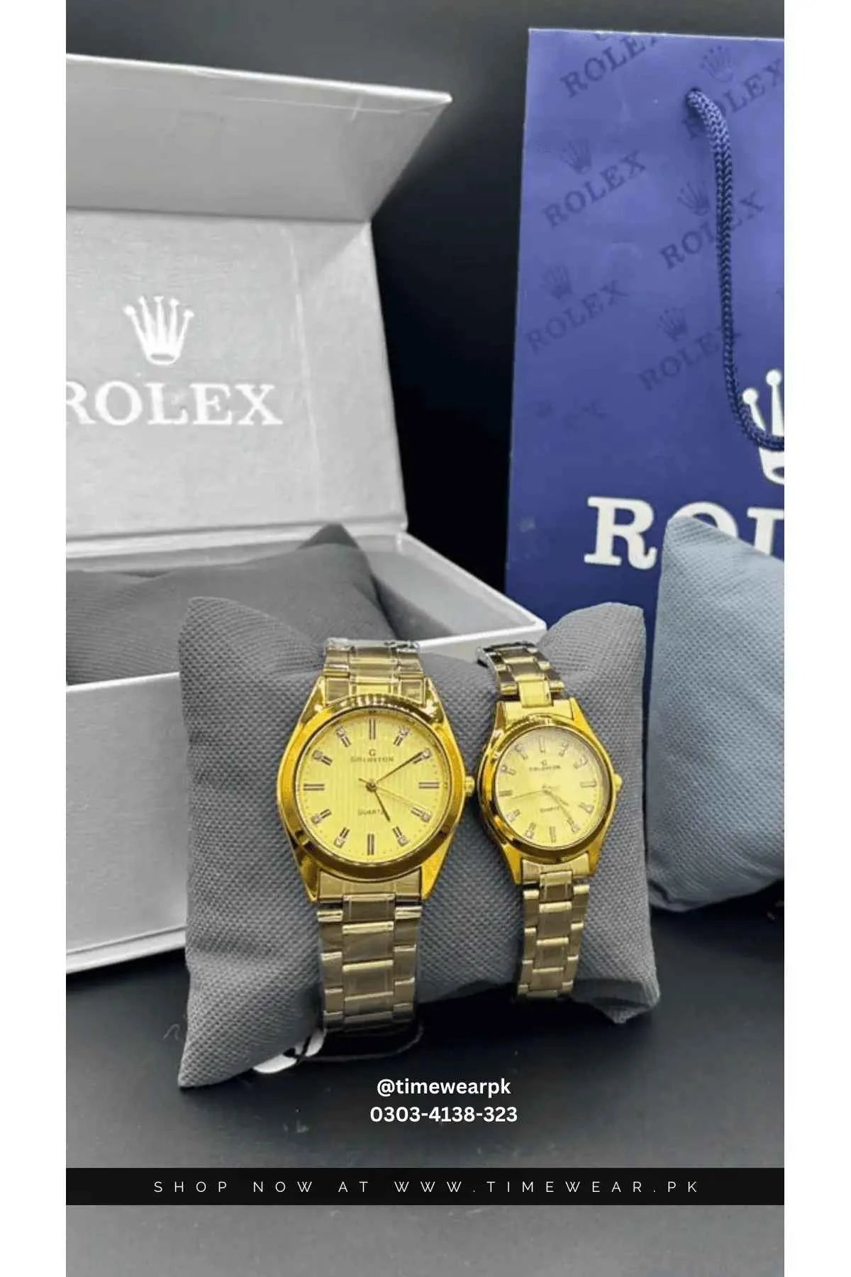 Couple Chain Slim Dial (GG) - Premium Box