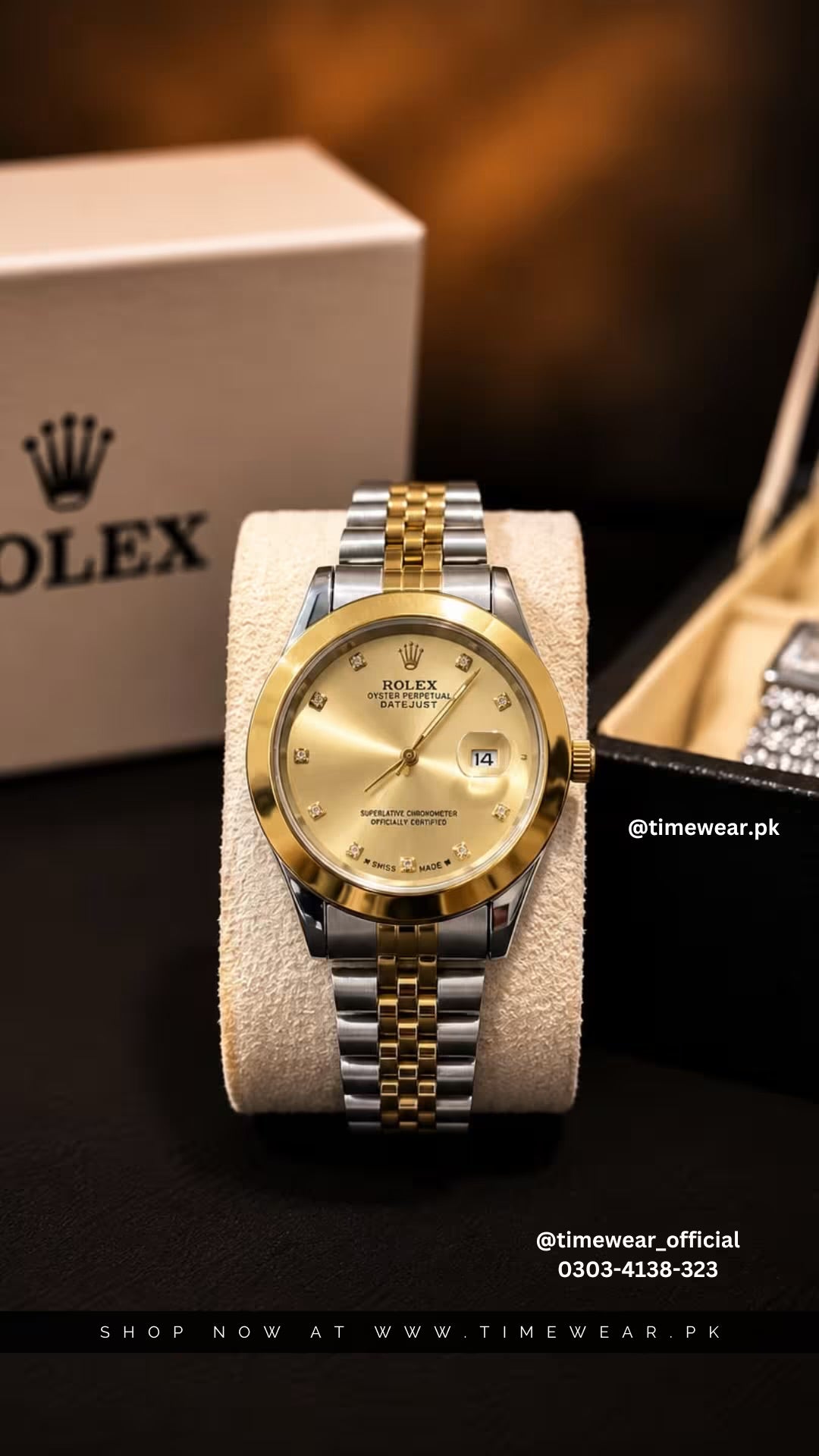Rolex Gents Date (TTGG) with Rolex Box