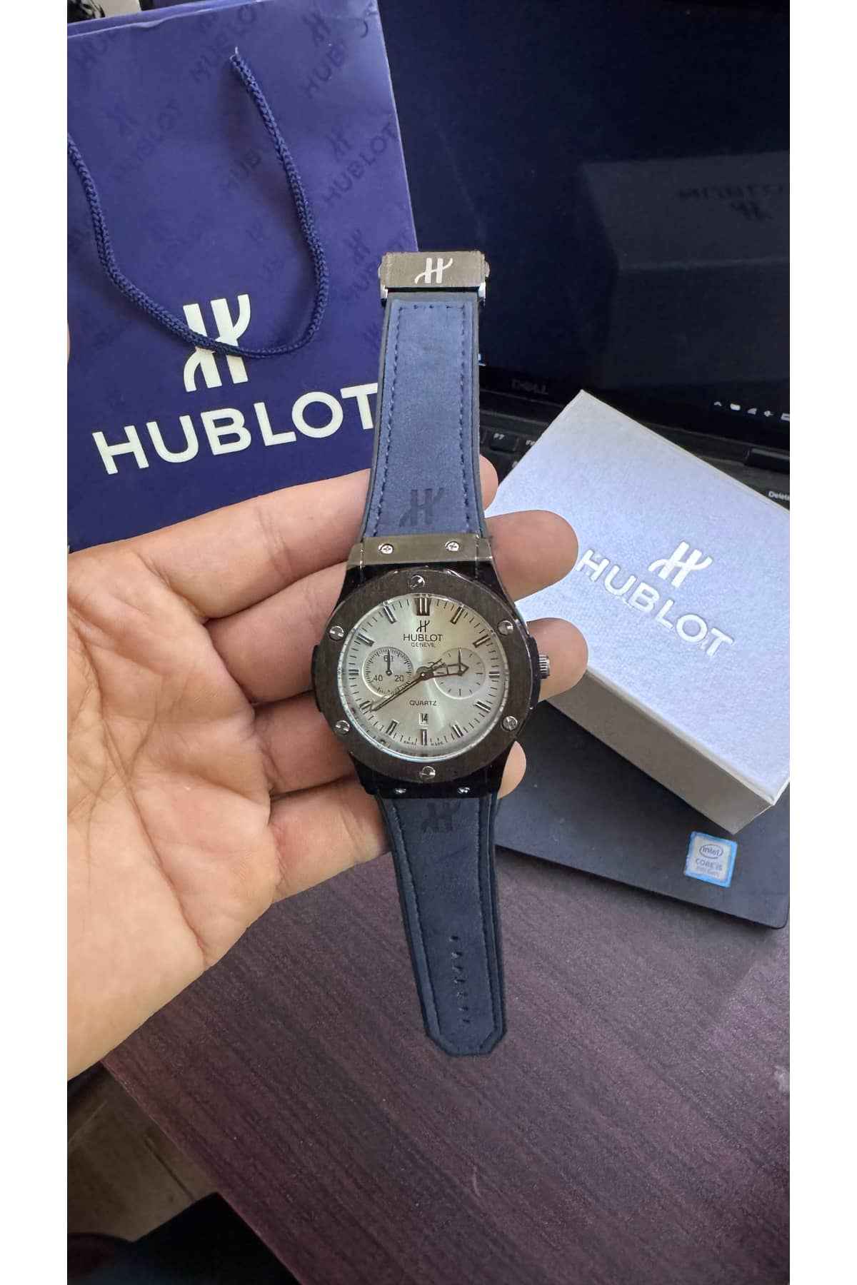 Hublot Strap Adjustable Master Lock (Hublot Box & One Year Warranty Card)