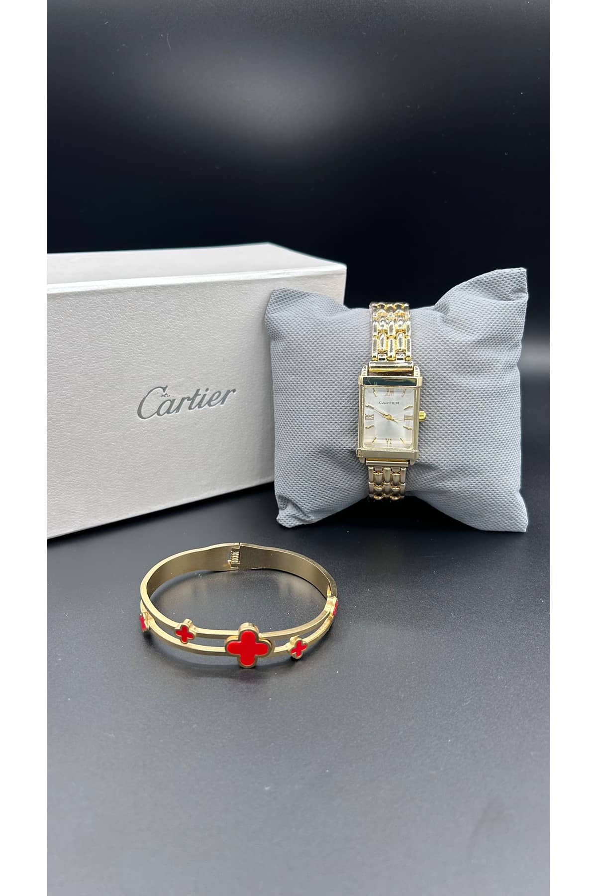 Cartier Bundle Offer | Ladies Watch + Bangle | Premium Box