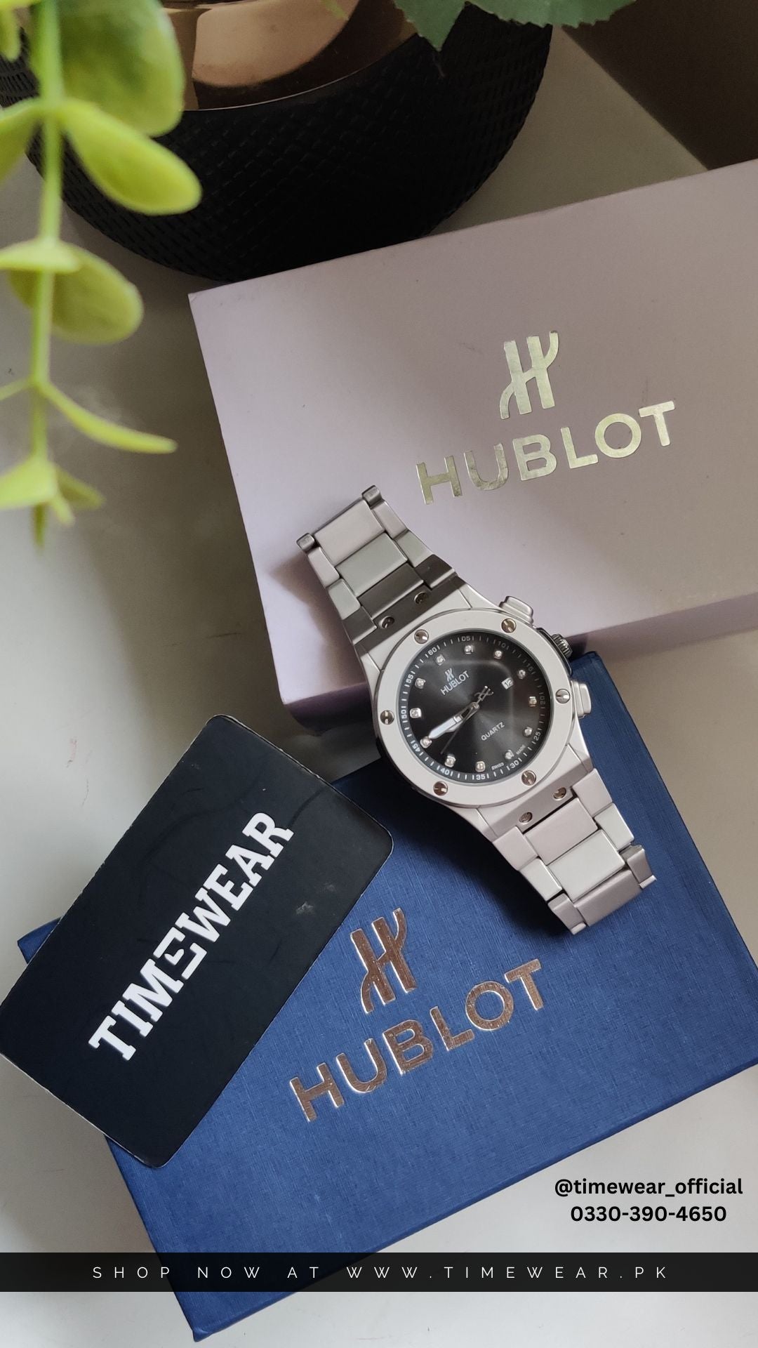 Hublot Chain Heavyweight NW (S-BK) (Hublot Box & One Year Warranty Card)