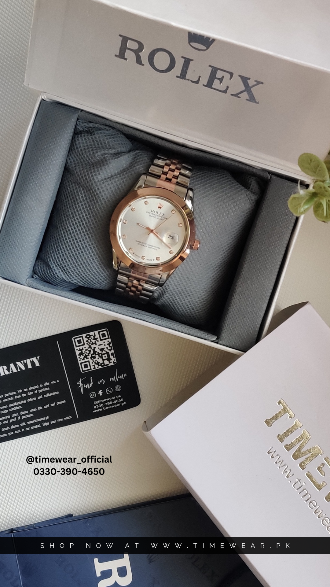 Rolex Gents Date (TTC-WH) with Rolex Box