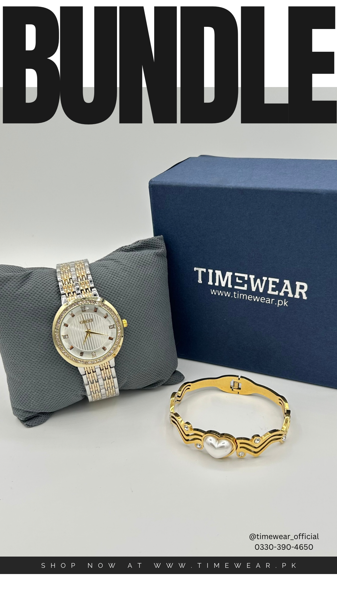 Bundle Offer | Ladies Watch + Bangle | Standard Box