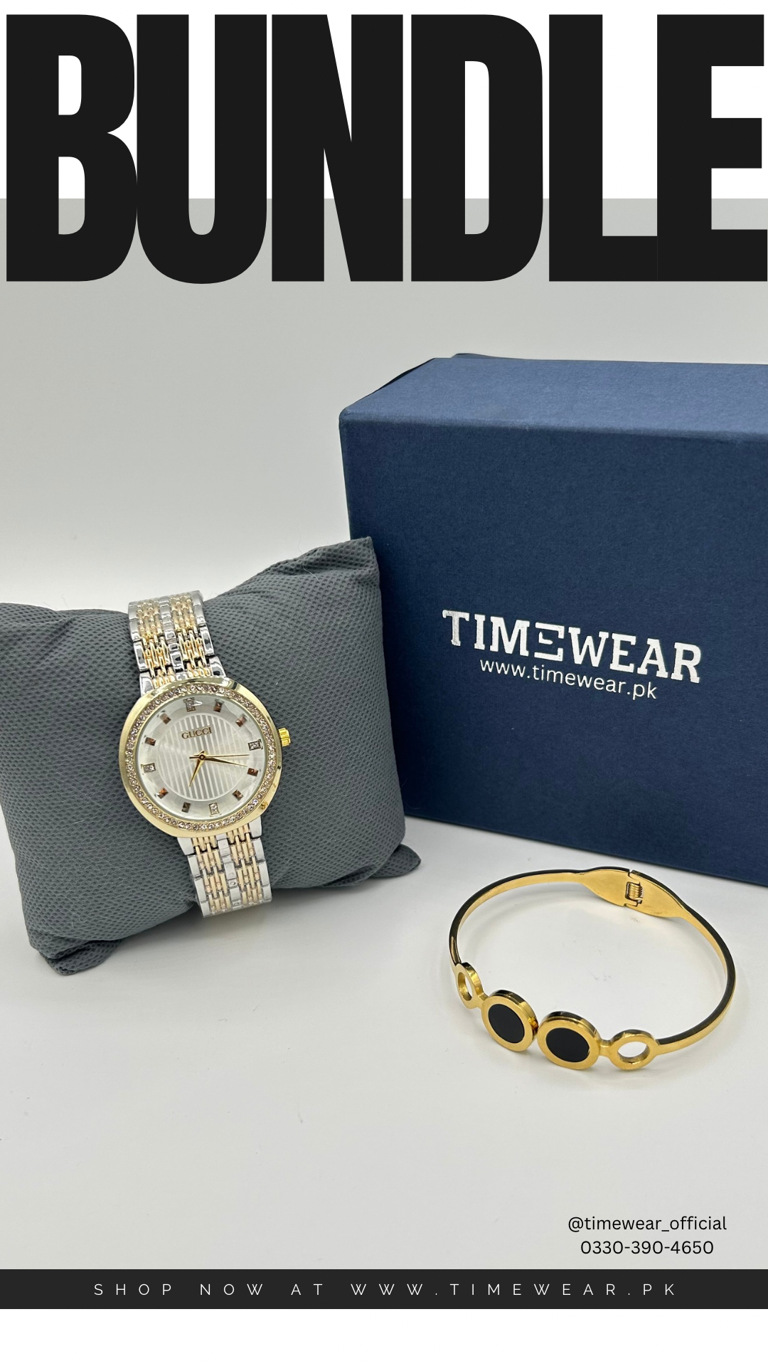 Bundle Offer | Ladies Watch + Bangle | Standard Box