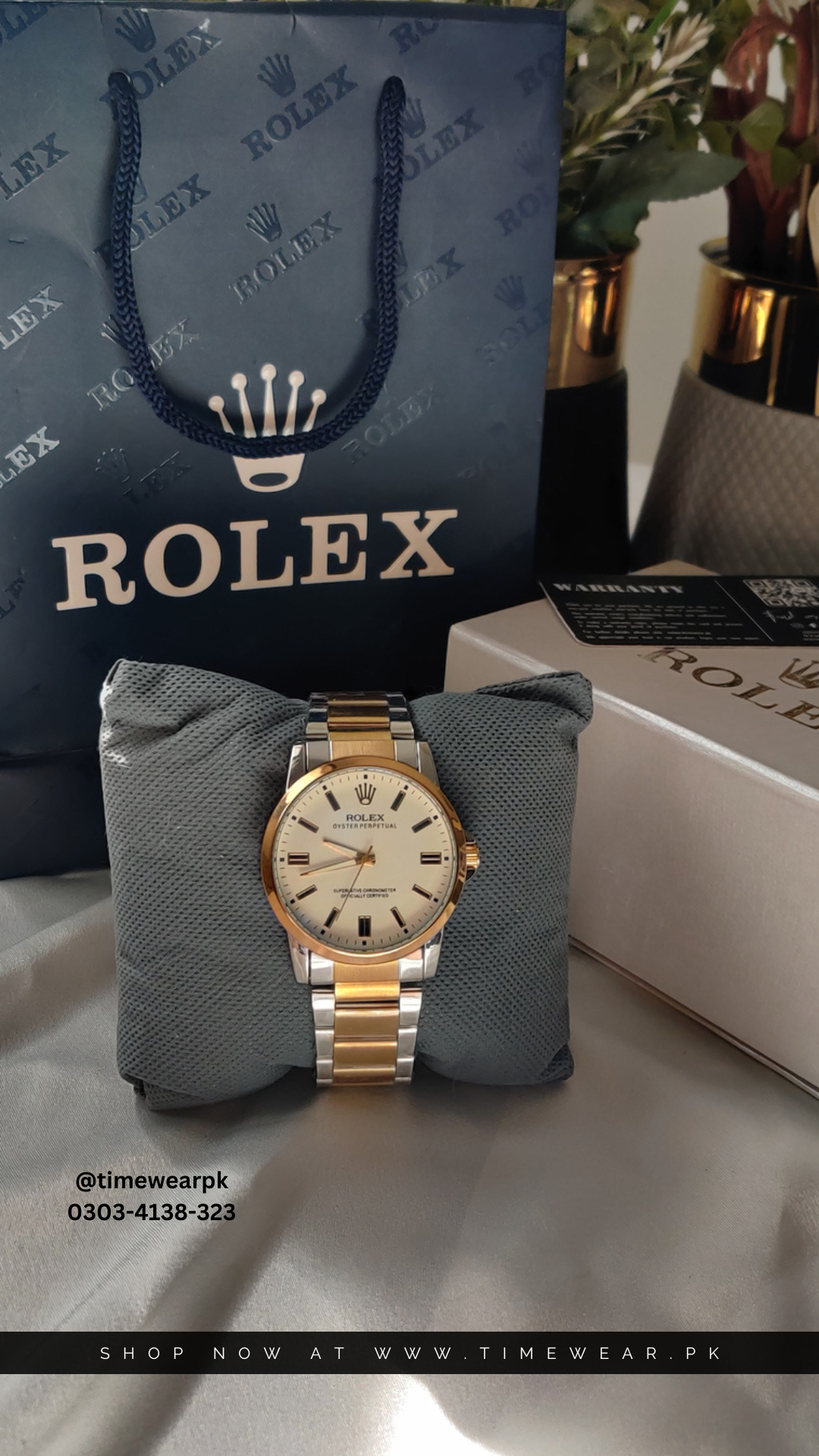 Rolex Gents NW TTG-wh with Rolex Box
