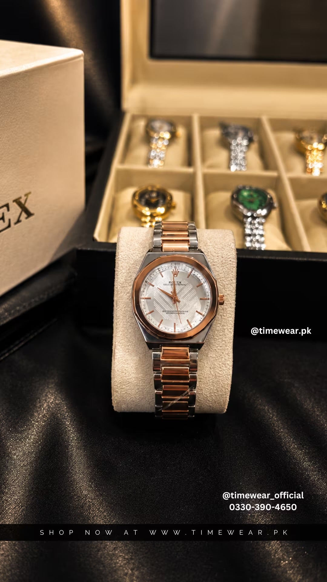 Rolex Ladies (Octa-TT-Rose) with Rolex Box & One Year Warranty