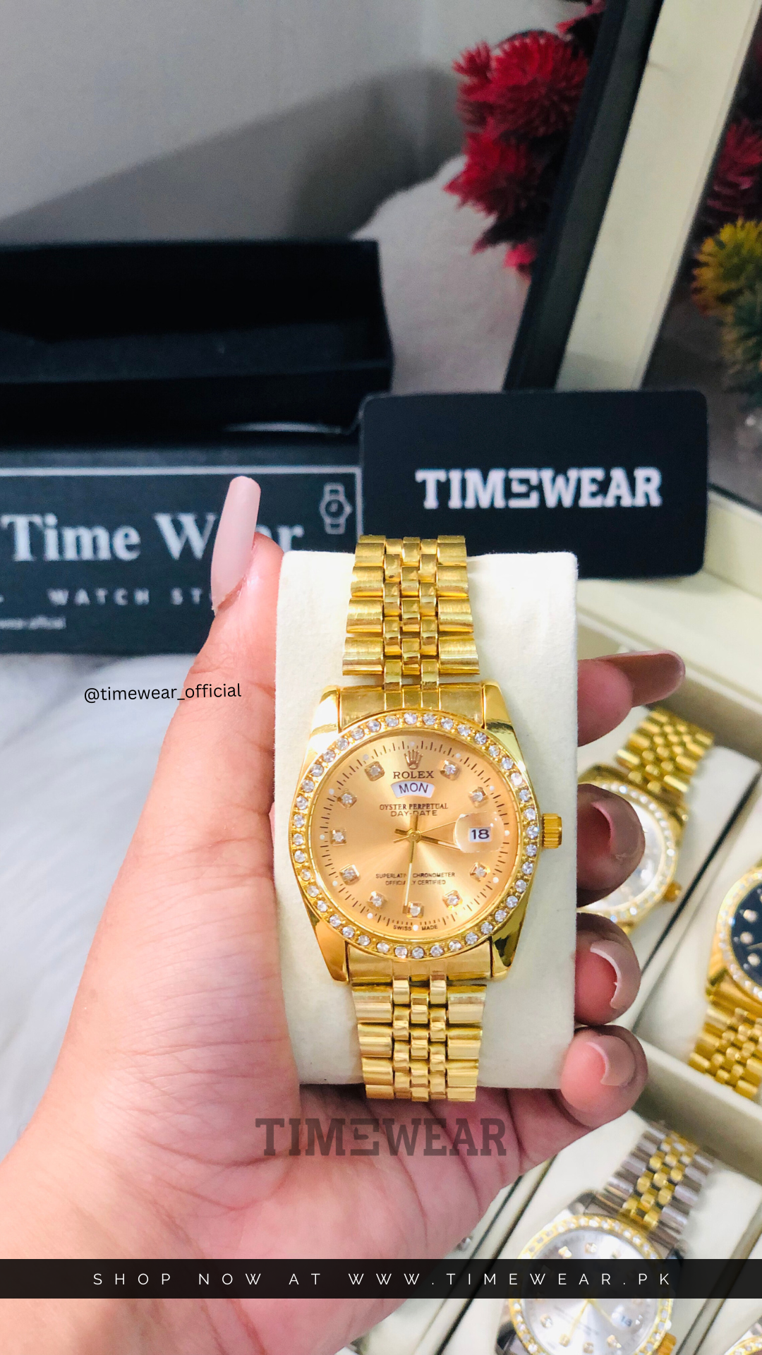 Rolex Day-Date-36mm (Golden) with Rolex Premium Box