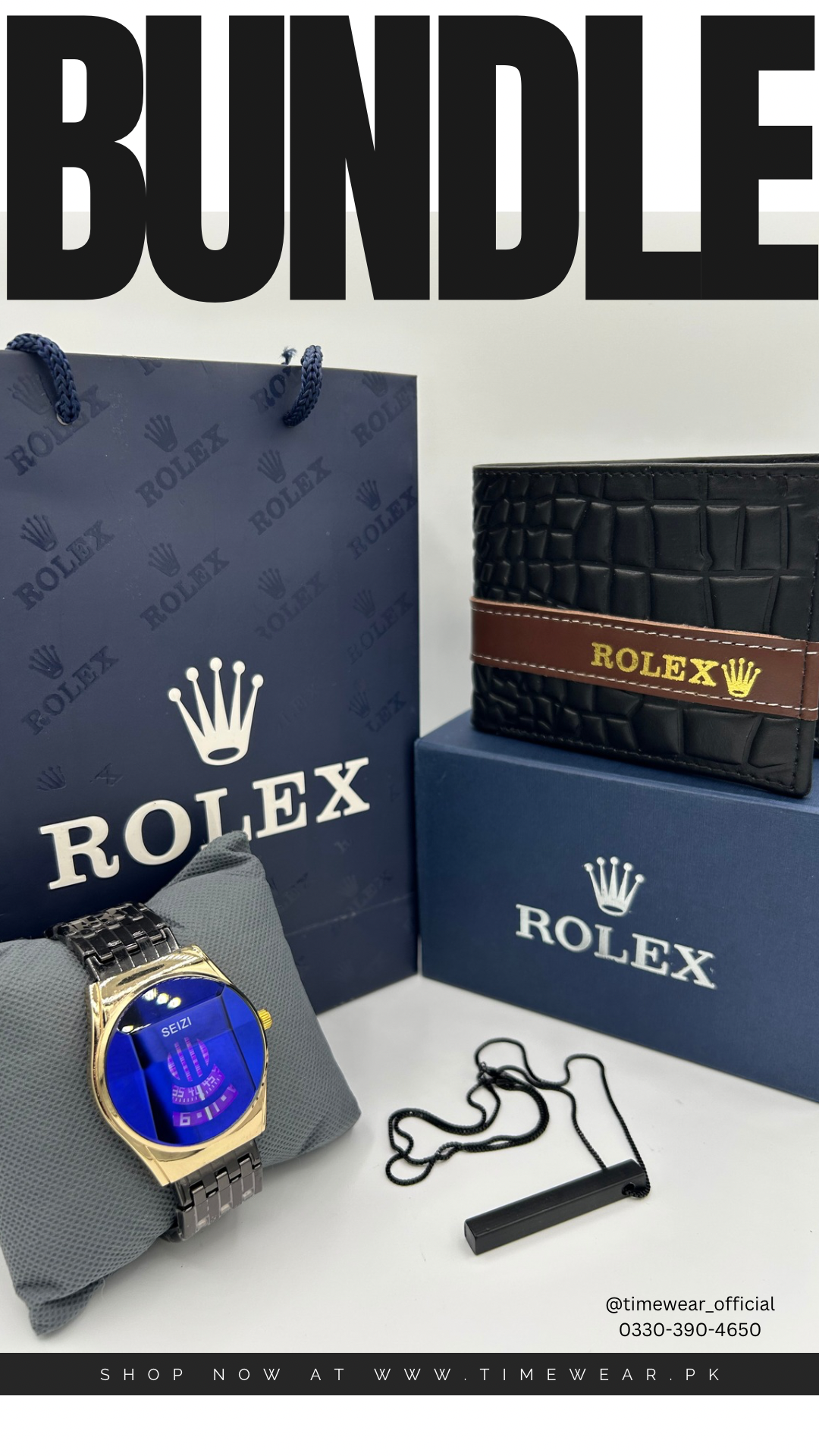 Bundle Offer (SEIZI-BGB+ Wallet + Bar Locket + Bag)