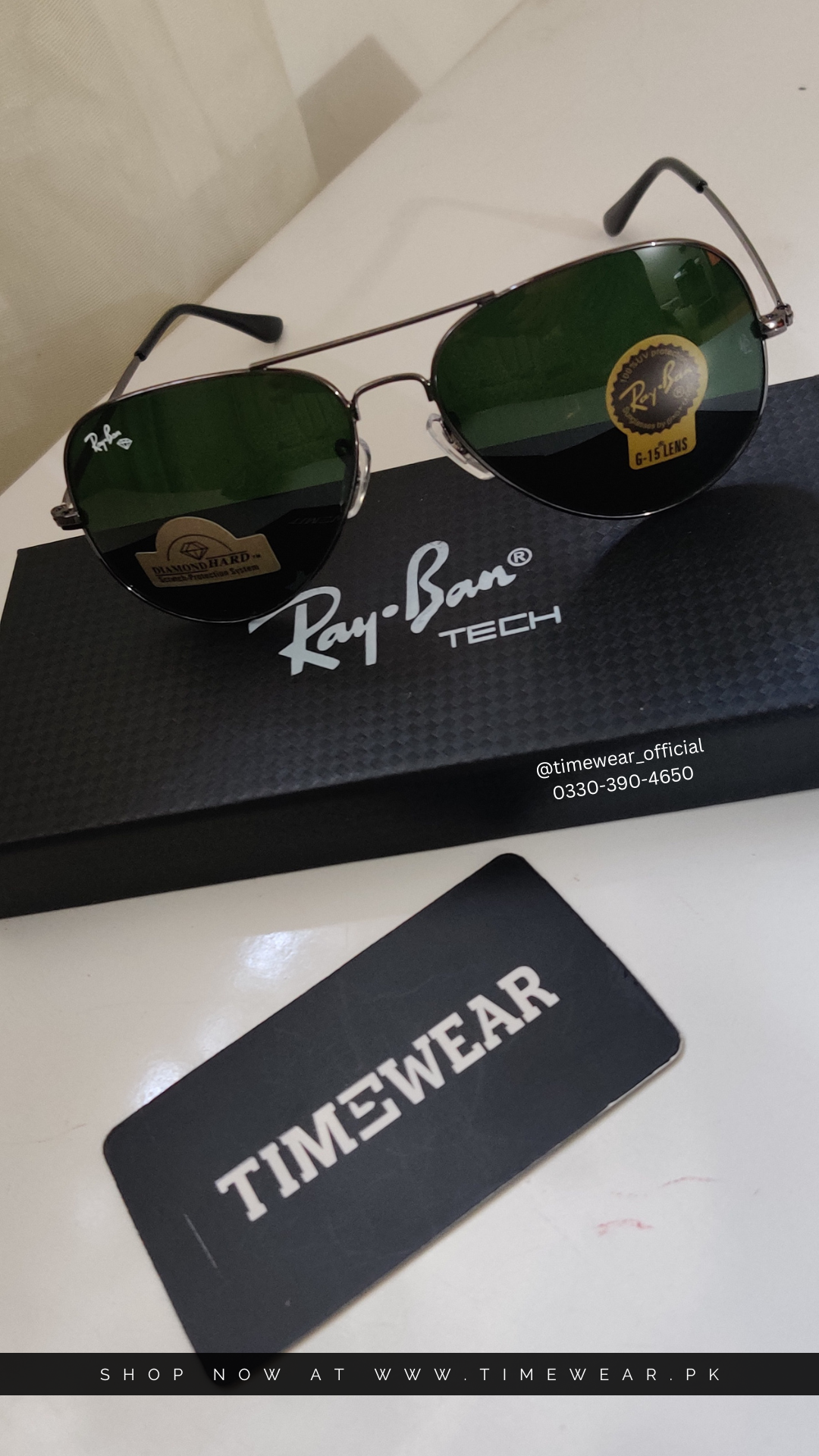 Aviator Sunglasses for Men (BK-GR)