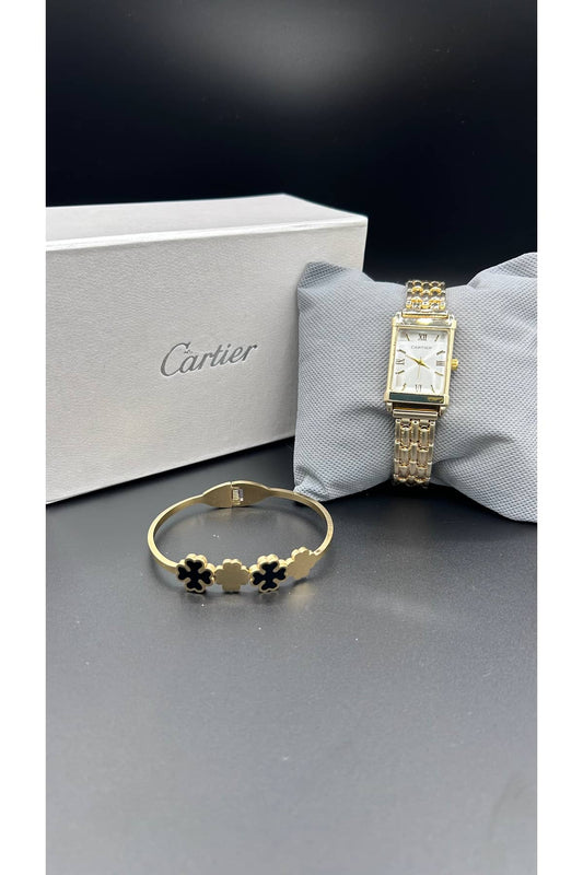 Cartier Bundle Offer | Ladies Watch + Bangle | Premium Box