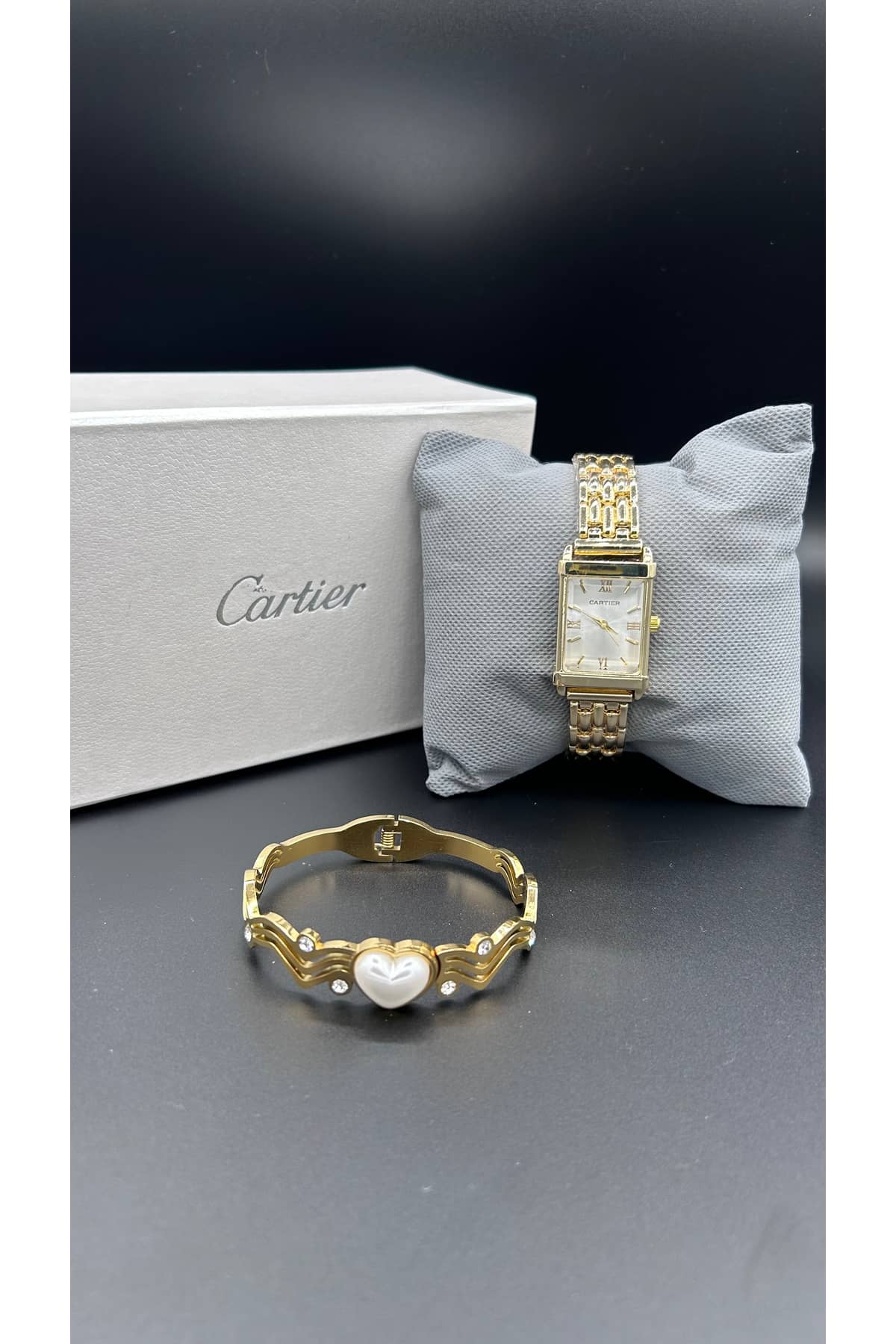Cartier Bundle Offer | Ladies Watch + Bangle | Premium Box