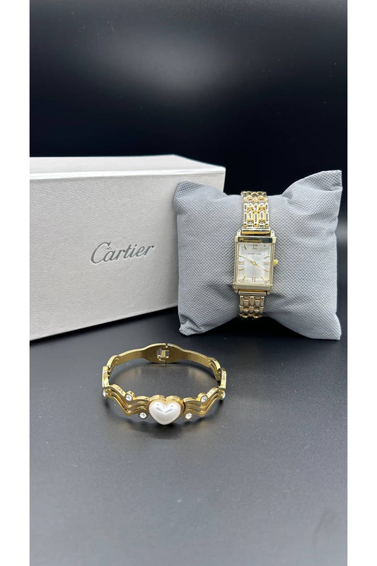 Cartier Bundle Offer | Ladies Watch + Bangle | Premium Box