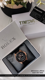 Rolex Gents Yacht Master Golden Black with Rolex Box