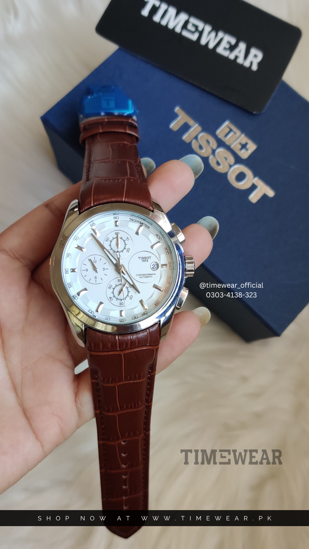 Tissot Strap Chronograph - White Dial