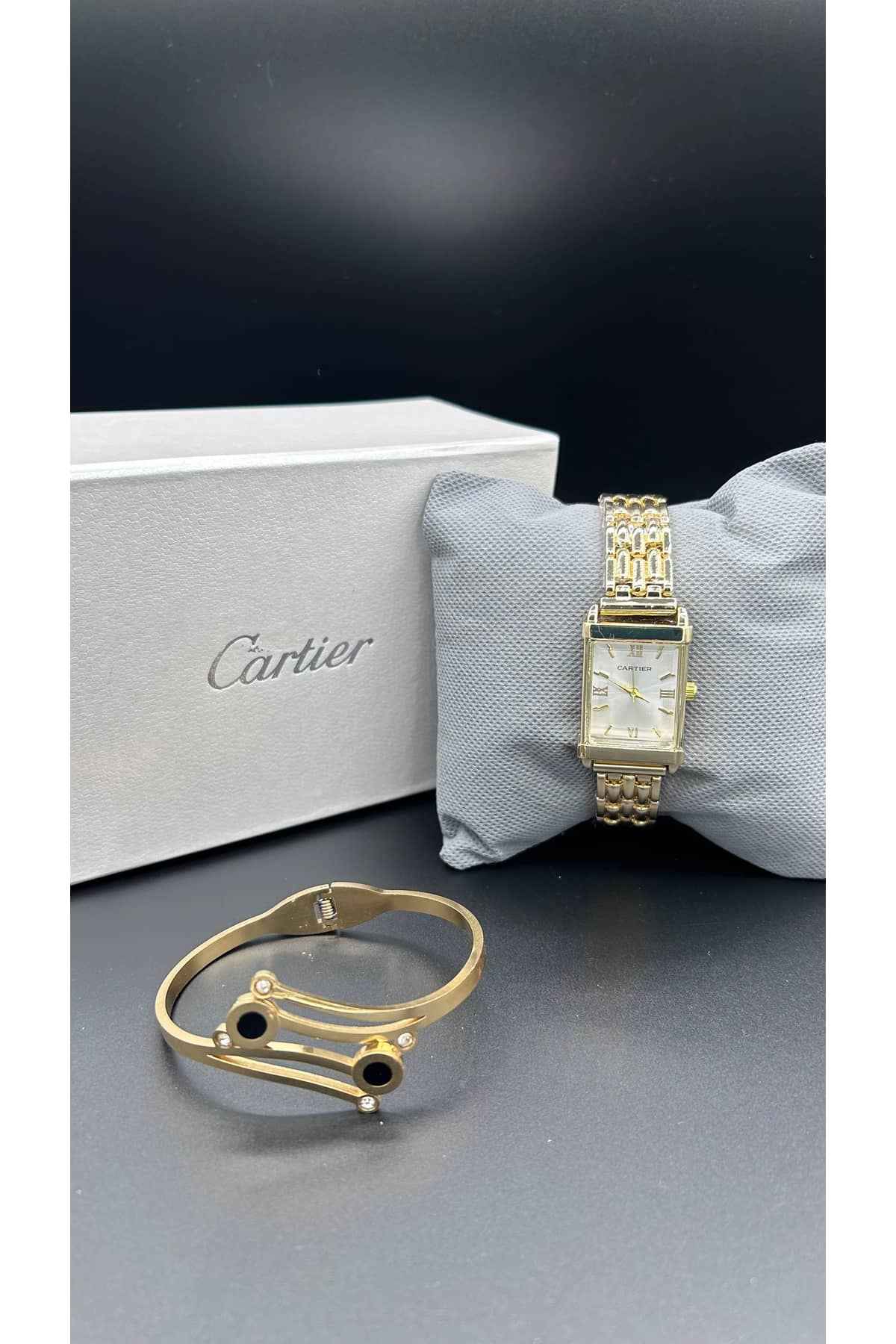 Cartier Bundle Offer | Ladies Watch + Bangle | Premium Box
