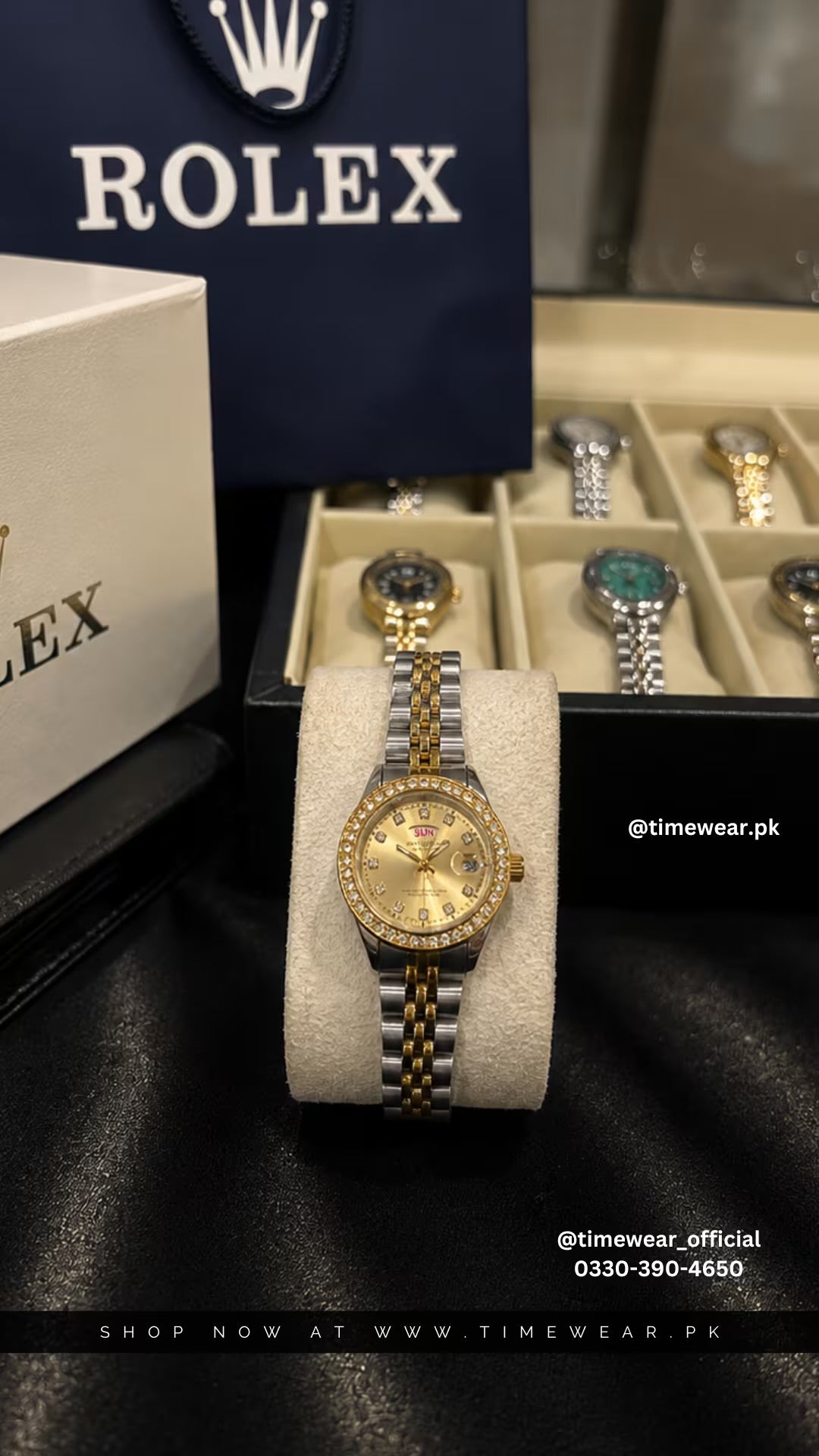 Rolex Stone Day-Date ladies with Rolex box TTG