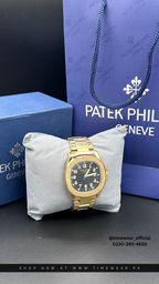 Patek Phillips Aquanaut Golden Black with Patek Box
