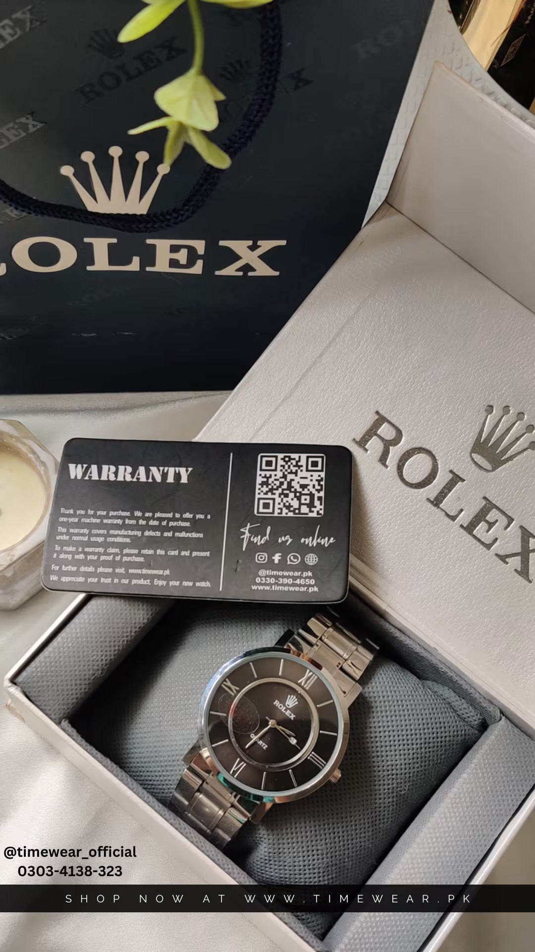 Rolex Gents SLM (SB) with Rolex Box & One Year Warranty Card