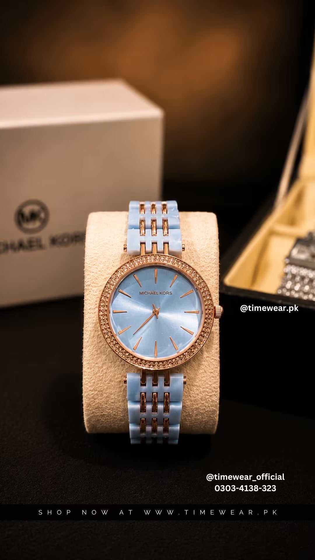 Michael Kors Ladies (Blue) with Michael Kors Box