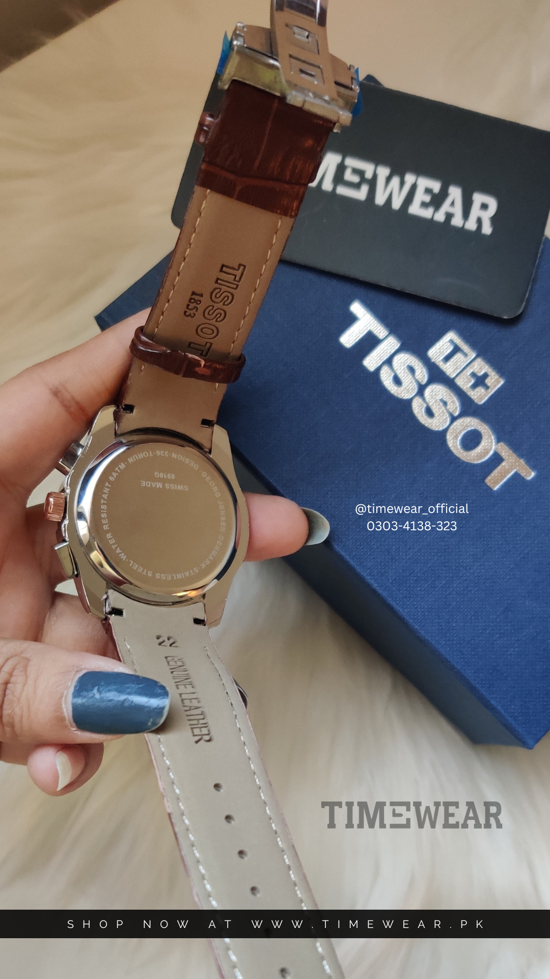 Tissot Strap Chronograph - Copper-White Dial