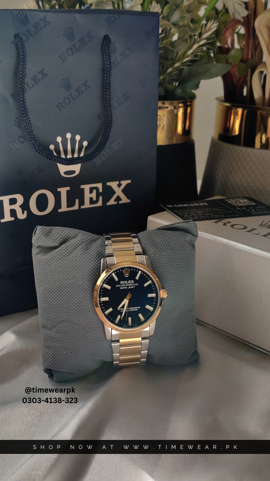 Rolex Gents NW (TTG-Bk) with Rolex Box