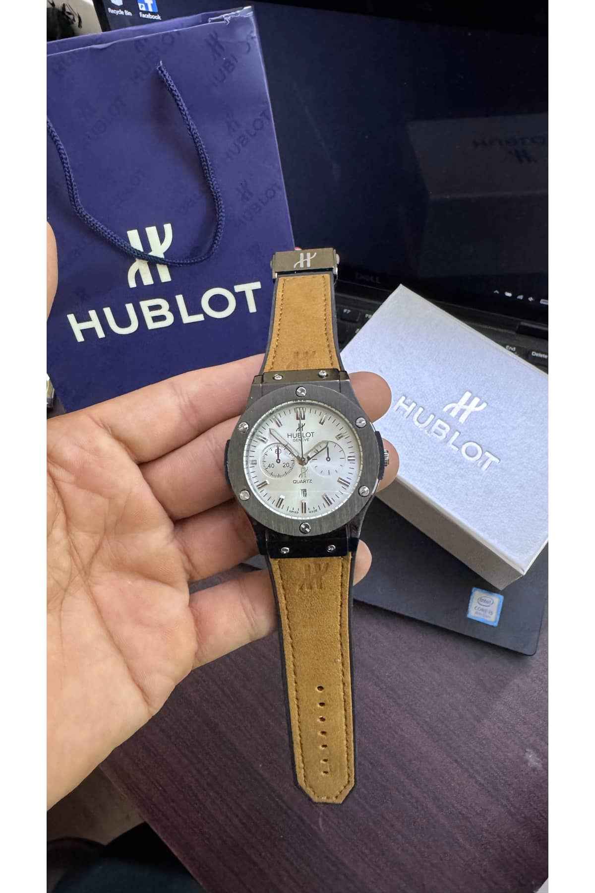 Hublot Strap Adjustable Master Lock (Hublot Box & One Year Warranty Card)