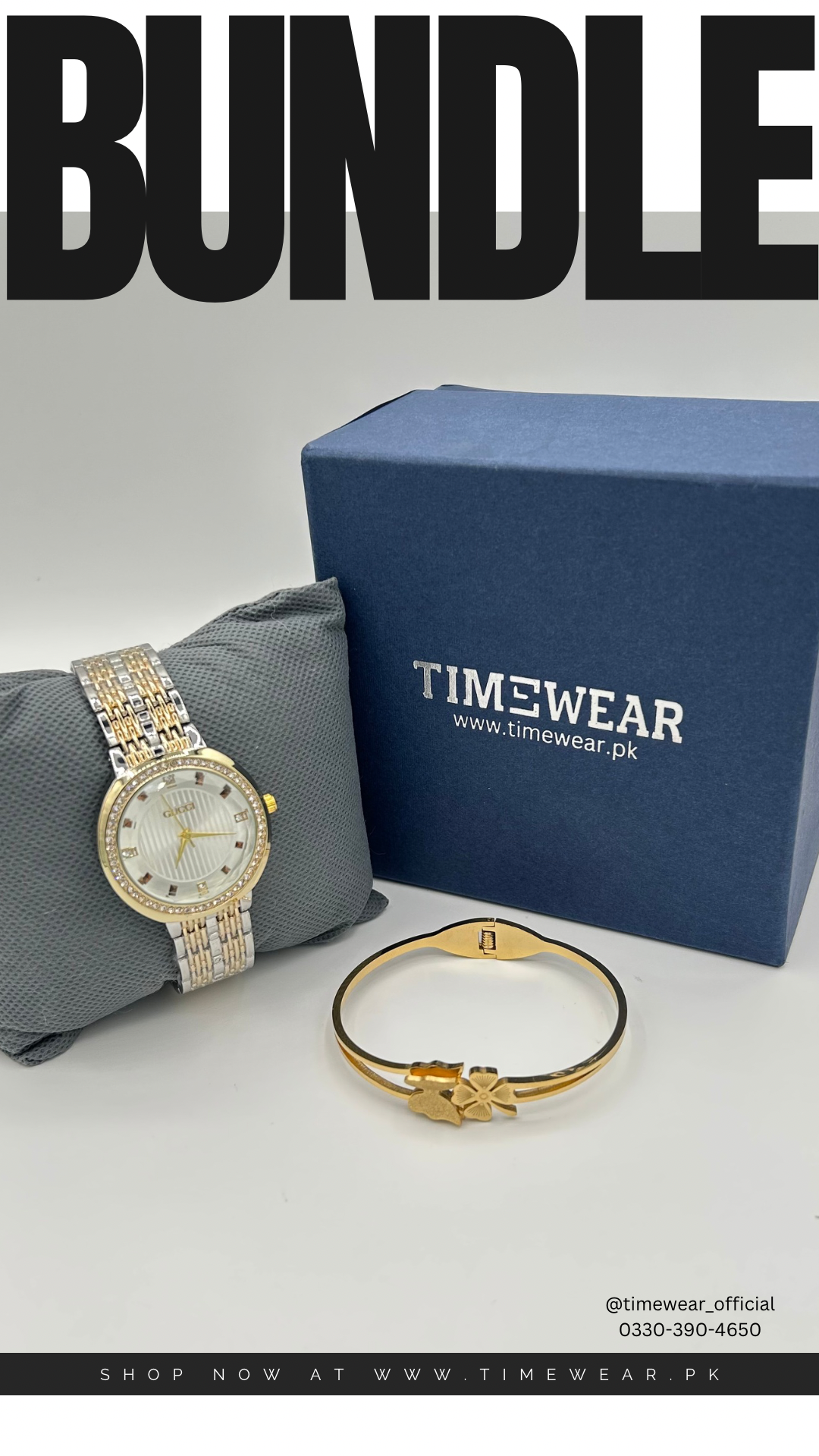 Bundle Offer | Ladies Watch + Bangle | Standard Box