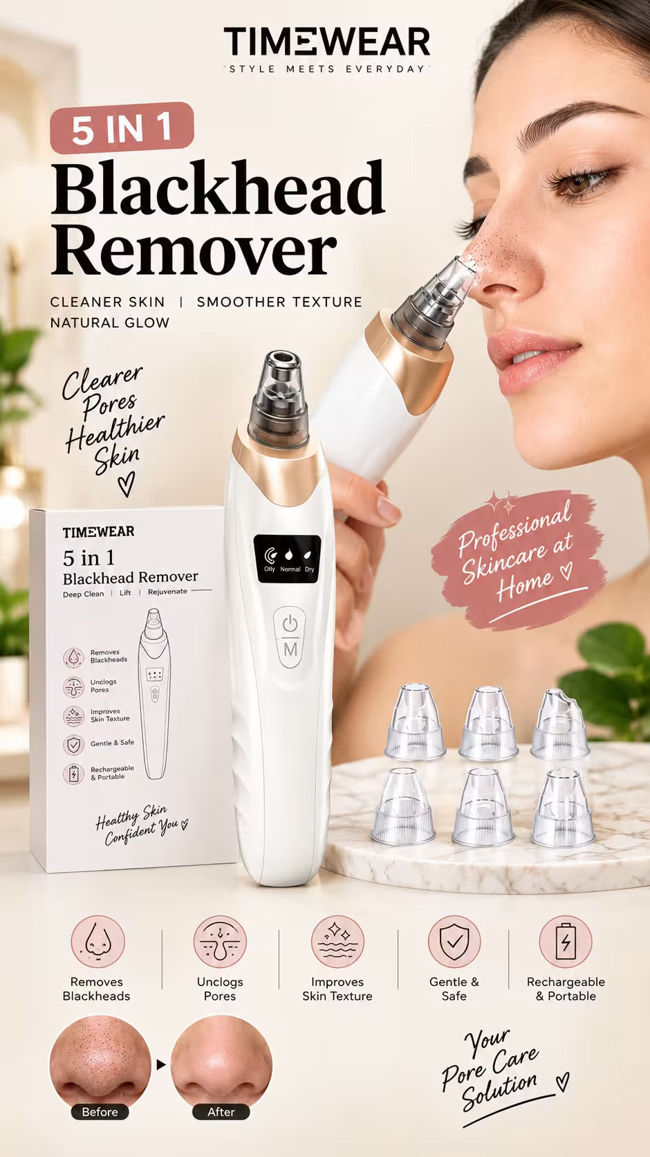 5 in 1 Blackheads Remover