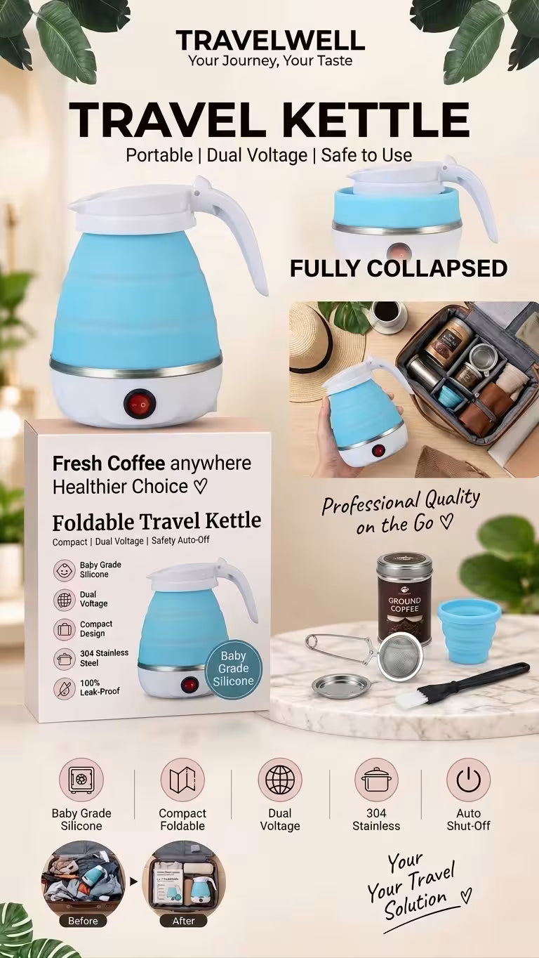 Travel Electric Folding Kettle
