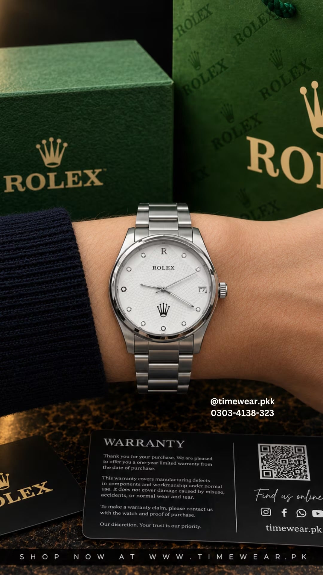 Rolex Gents with Rolex Box SW with Rolex Box & One Year Warranty